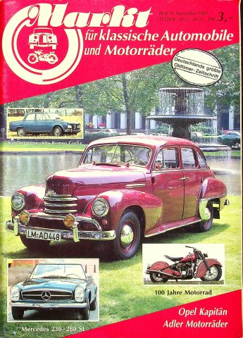Oldtimer Markt 11/1985
